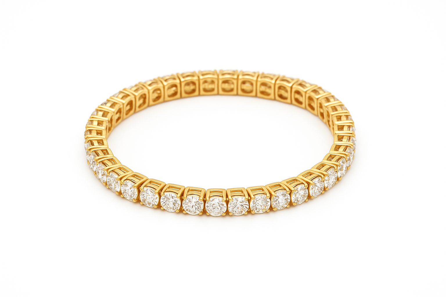Tennis Bracelet Lab Grown 7ctw 14k
