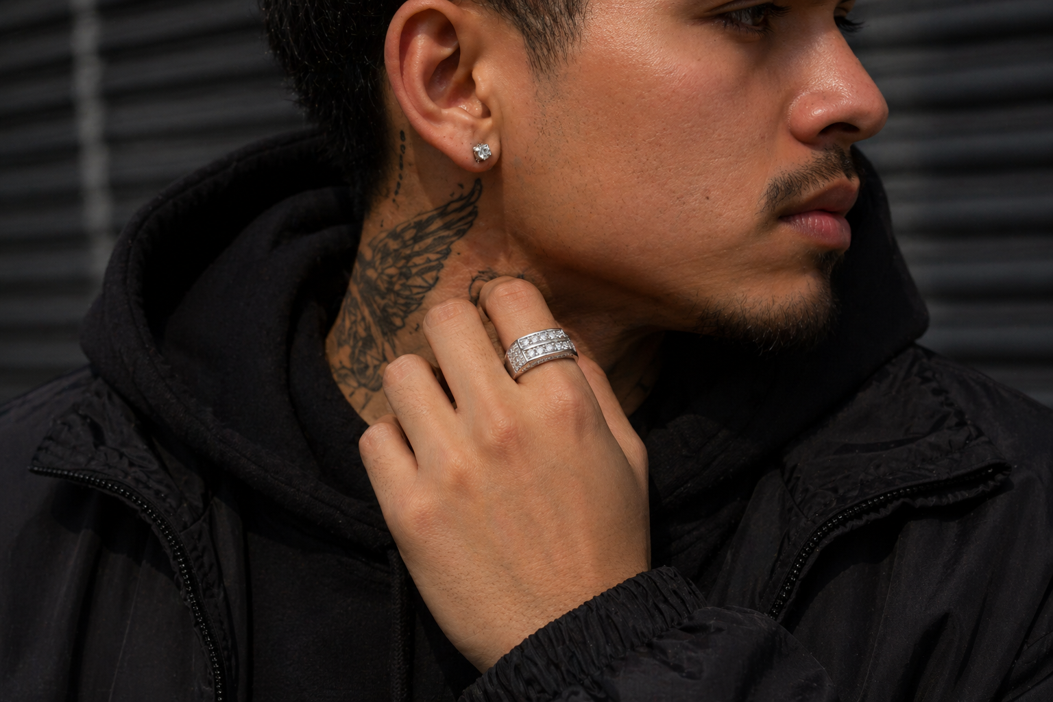 Men’s Lab-Grown Diamond Statement Ring