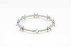 Barbed Wire Lab Grown Diamond Bracelet