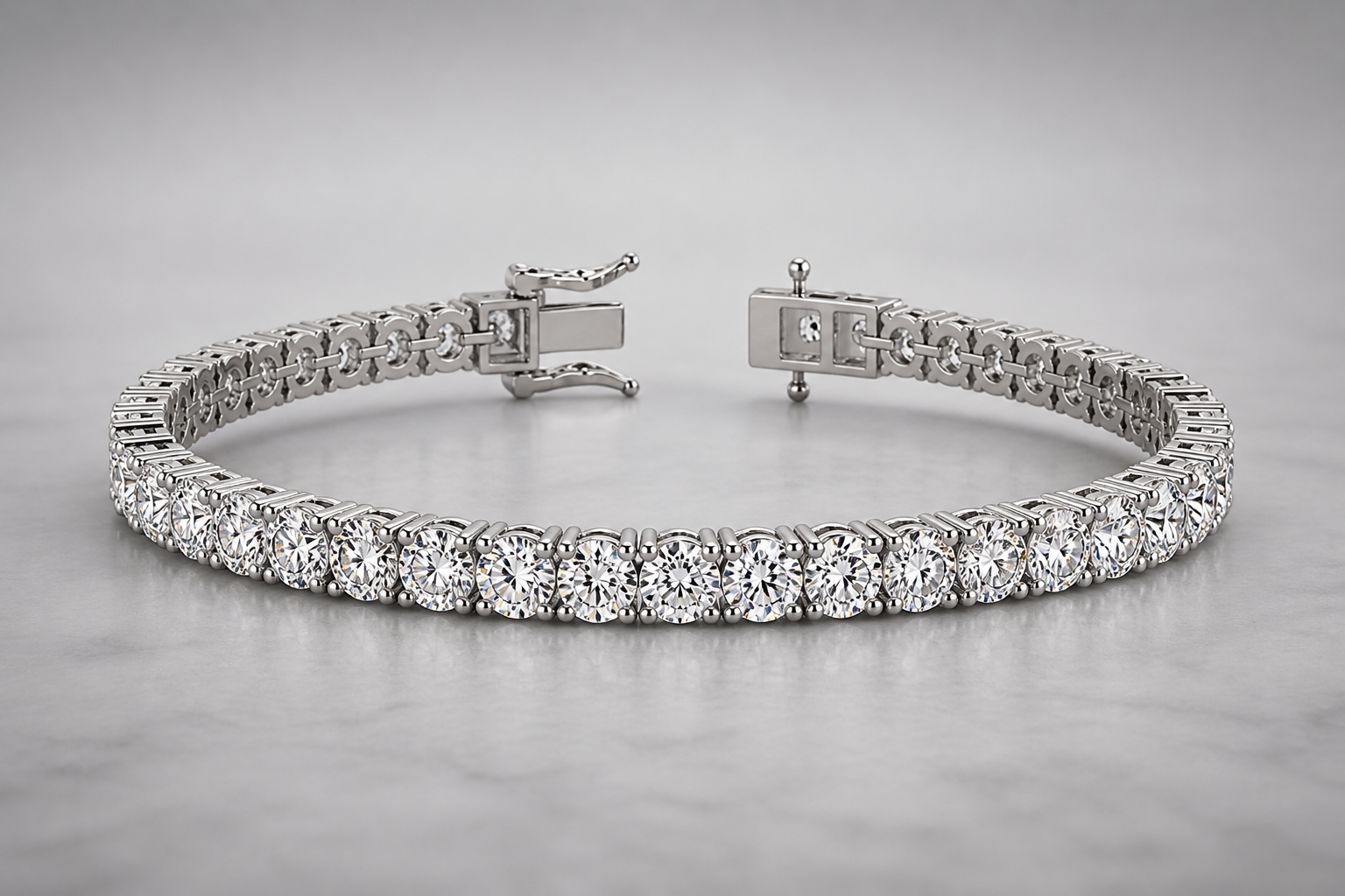 Lab Diamond Tennis Bracelet