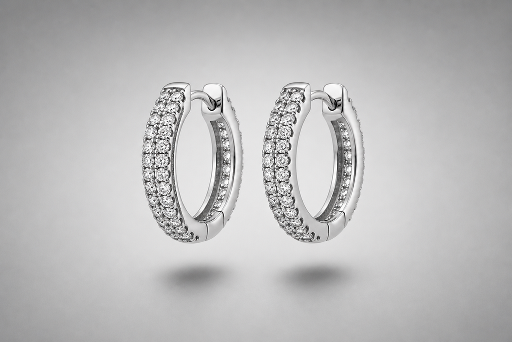 Lab Grown Diamond Huggie Hoops