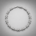 Barbed Wire Lab Grown Diamond Necklace
