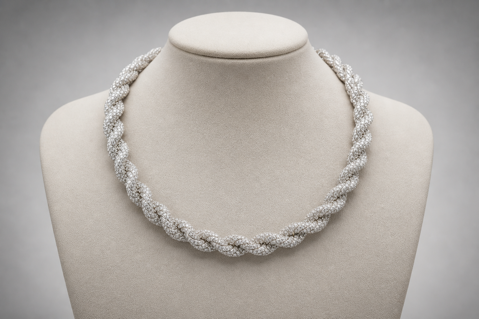 Lab Grown Diamond Rope Chain