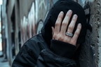 lab grown diamond emerald cut eternity band ring