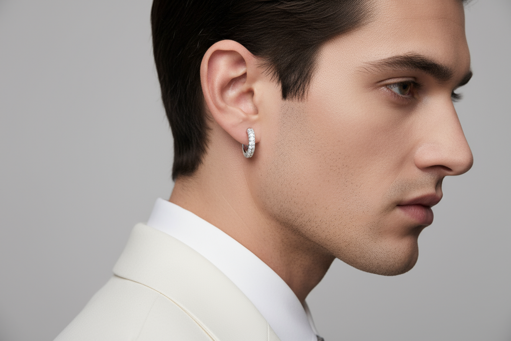 Lab Grown Diamond Huggie Hoops 14k