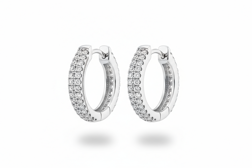 Lab Grown Diamond Huggie Hoops 14k