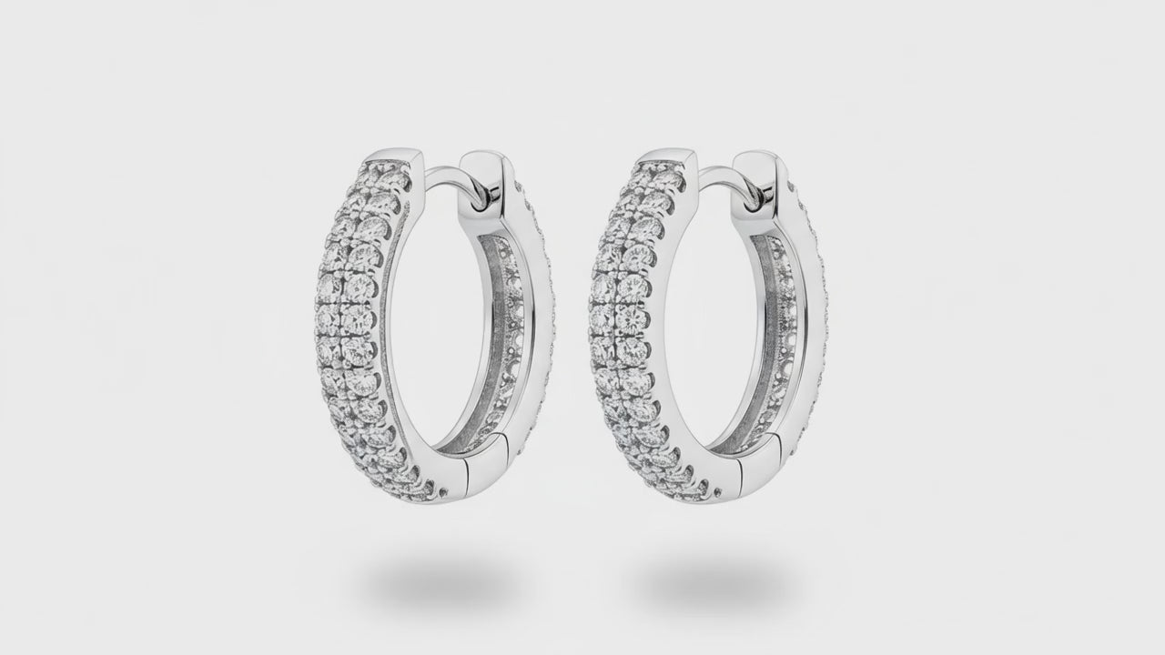 Lab Grown Diamond Huggie Hoops