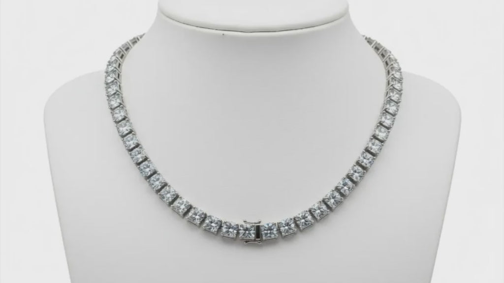 Lab Grown Diamond Tennis Necklace